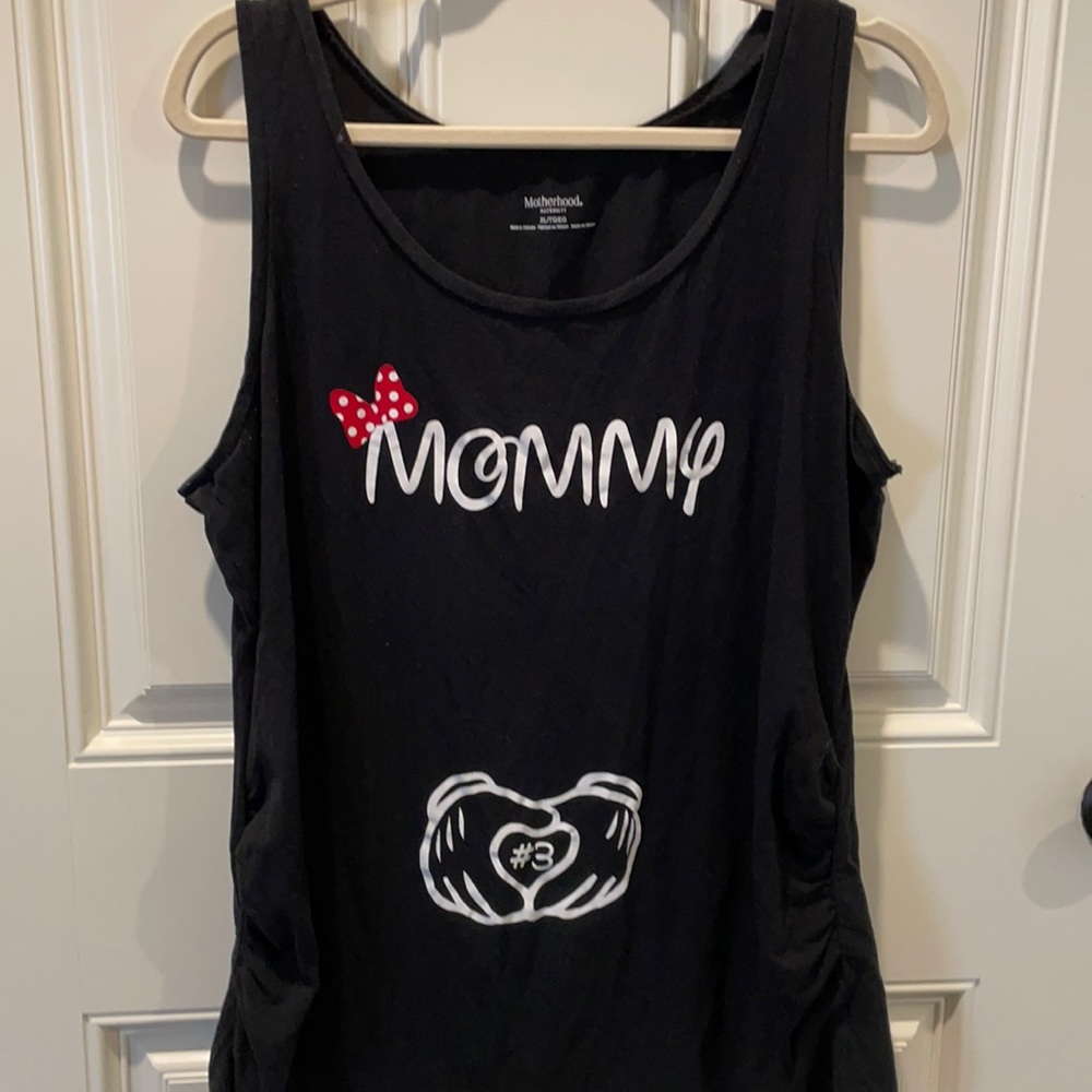 Xl Maternity Disney tank top  shirt(baby number 3)